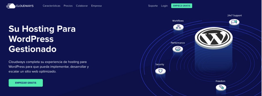 Hosting para WordPress de Cloudways